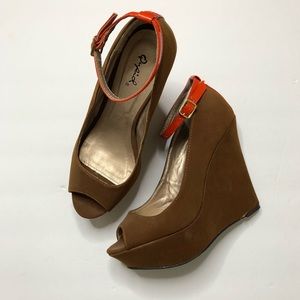 Peep Toe Wedge Sandle